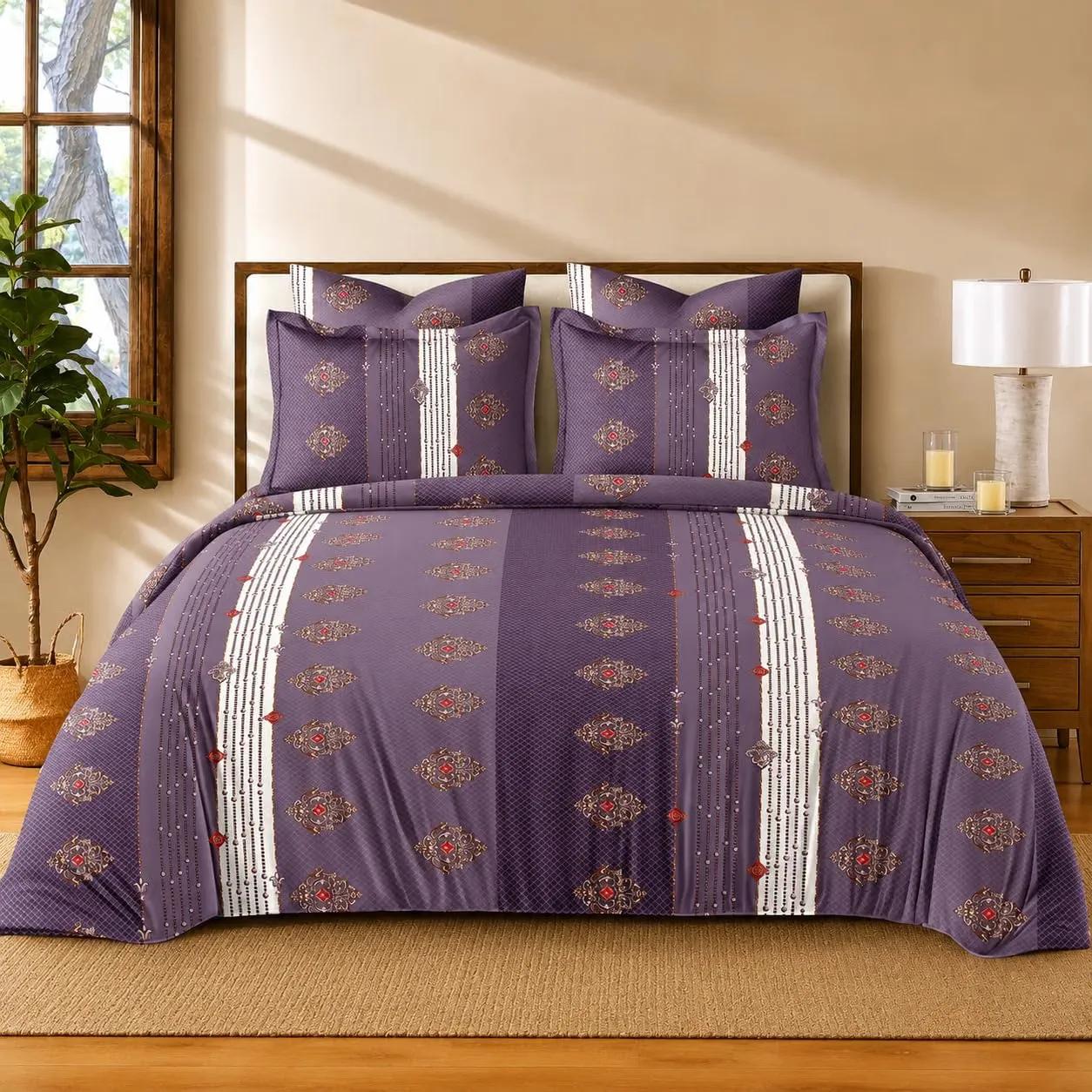 KIB Poly cotton Double Bed Bedding All Season Set Complete